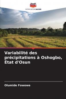 Variabilité des précipitations à Oshogbo État d'Osun