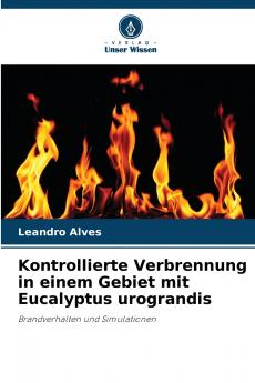 Kontrollierte Verbrennung in einem Gebiet mit Eucalyptus urograndis