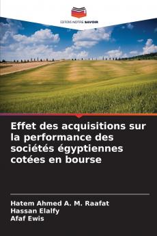 Effet des acquisitions sur la performance des sociétés égyptiennes cotées en bourse