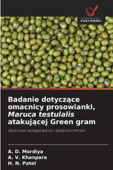 Badanie dotyczące omacnicy prosowianki Maruca testulalis atakującej Green gram