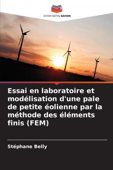 Essai en laboratoire et modélisation d'une pale de petite éolienne par la méthode des éléments finis (FEM)
