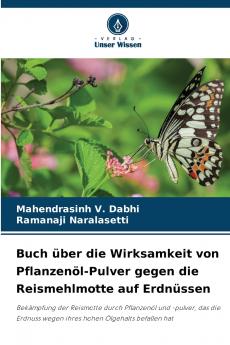 Buch über die Wirksamkeit von Pflanzenöl-Pulver gegen die Reismehlmotte auf Erdnüssen