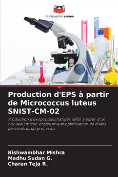 Production d'EPS à partir de Micrococcus luteus SNIST-CM-02