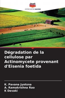 Dégradation de la cellulose par Actinomycete provenant d'Eisenia foetida