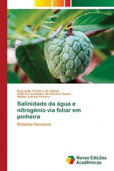 Salinidade da água e nitrogênio via foliar em pinheira