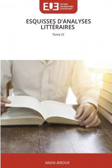 ESQUISSES D'ANALYSES LITTÉRAIRES