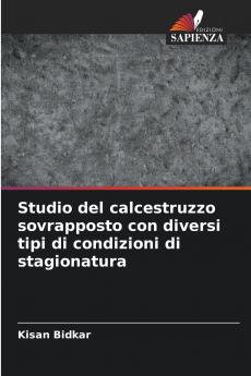 Studio del calcestruzzo sovrapposto con diversi tipi di condizioni di stagionatura