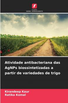 Atividade antibacteriana das AgNPs biossintetizadas a partir de variedades de trigo