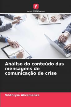 Análise do conteúdo das mensagens de comunicação de crise