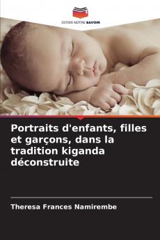 Portraits d'enfants filles et garçons dans la tradition kiganda déconstruite