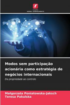 Modos sem participação acionária como estratégia de negócios internacionais