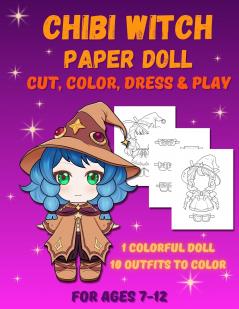 Chibi Witch Paper Doll