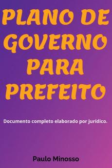 Plano De Governo Para Prefeito