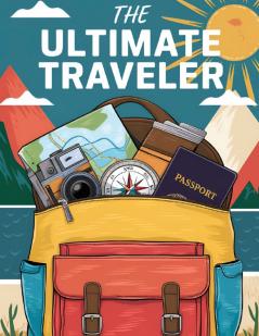 The Ultimate Traveler Coloring Book for Adults Large Print