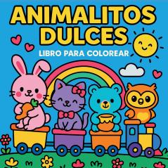 Animalitos dulces - Libro para colorear