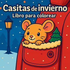 Casitas de invierno - Libro para colorear