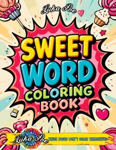 Sweet Word Coloring Book