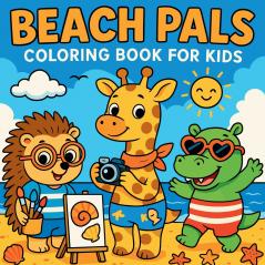 Beachy Pals - coloring book for kids