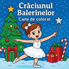 Crăciunul Balerinelor - Carte de colorat