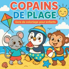 Copains de Plage - livre de coloriage pour enfatns