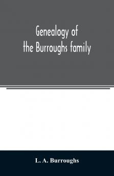 Genealogy of the Burroughs family