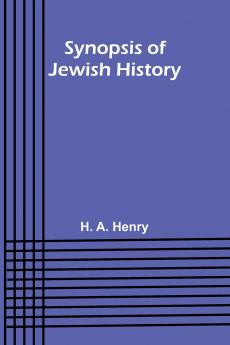 Synopsis of Jewish History