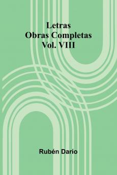 Letras; Obras Completas Vol. Viii