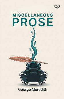 Miscellaneous Prose