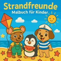 Strandfreunde - Malbuch für Kinder