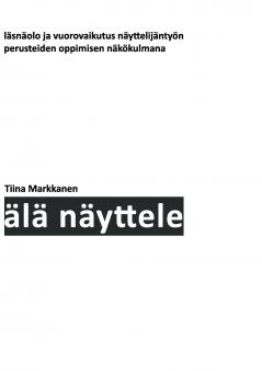 Älä näyttele
