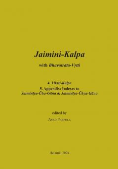 Jaimini-Kalpa with Bhavatrata-Vrtti