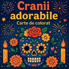 Cranii adorabile - Carte de colorat
