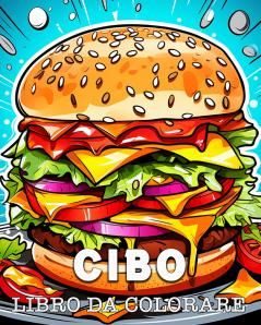 Cibo Libro da Colorare