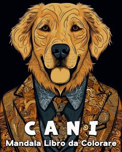 Cani Mandala Libro da Colorare