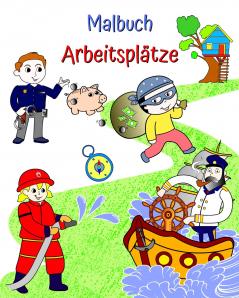 Malbuch Arbeitsplätze