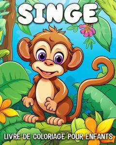 Singe Livre de Coloriage pour Enfants