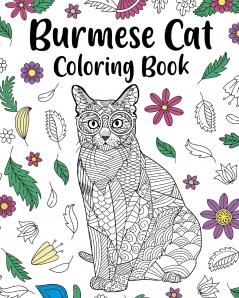 Burmese Cat Coloring Book
