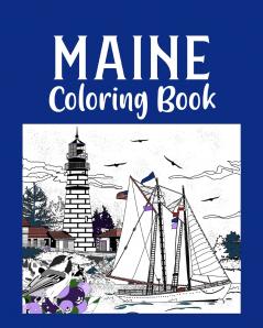 Maine Coloring Book