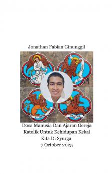 Dosa Manusia Dan Ajaran Gereja Katolik Untuk Kehidupan Kekal Kita Di Syurga 7 October 2025