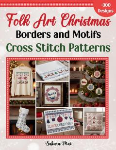 Folk Art Christmas Borders and Motifs Cross Stitch Patterns