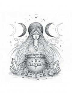 Perimenopause   Wiccan   Witchy   Zen  60 day  Journal