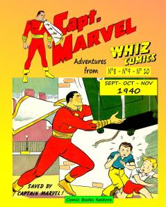 Captain Marvel three adventures from Whiz Comics -