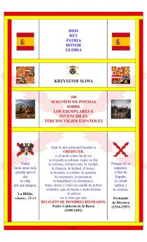100 magníficos poemas sobre los ejemplares e invencibles Tercios Viejos españoles