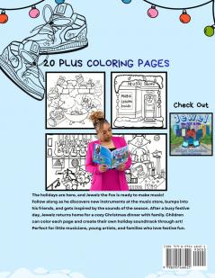 Jewel the Fox Christmas Coloring Book