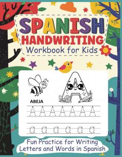 Spanish Handwriting Workbook for Kids