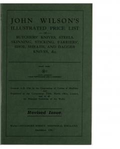 Wilson's Illustrated Price List