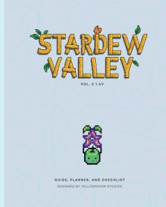 1.6v Stardew Valley Gaming Guide Planner and Checklist