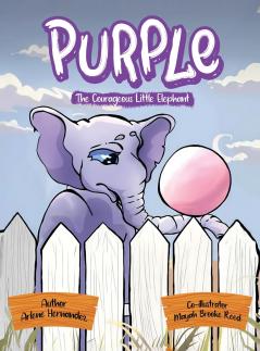 Purple The Courageous Little Elephant