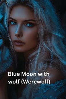 Blue Moon with wolf (Werewolf)
