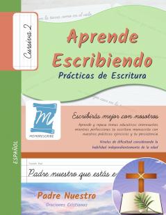 Practicas de Escritura - Oracion Padre Nuestro - Letra Cursiva Nivel 2